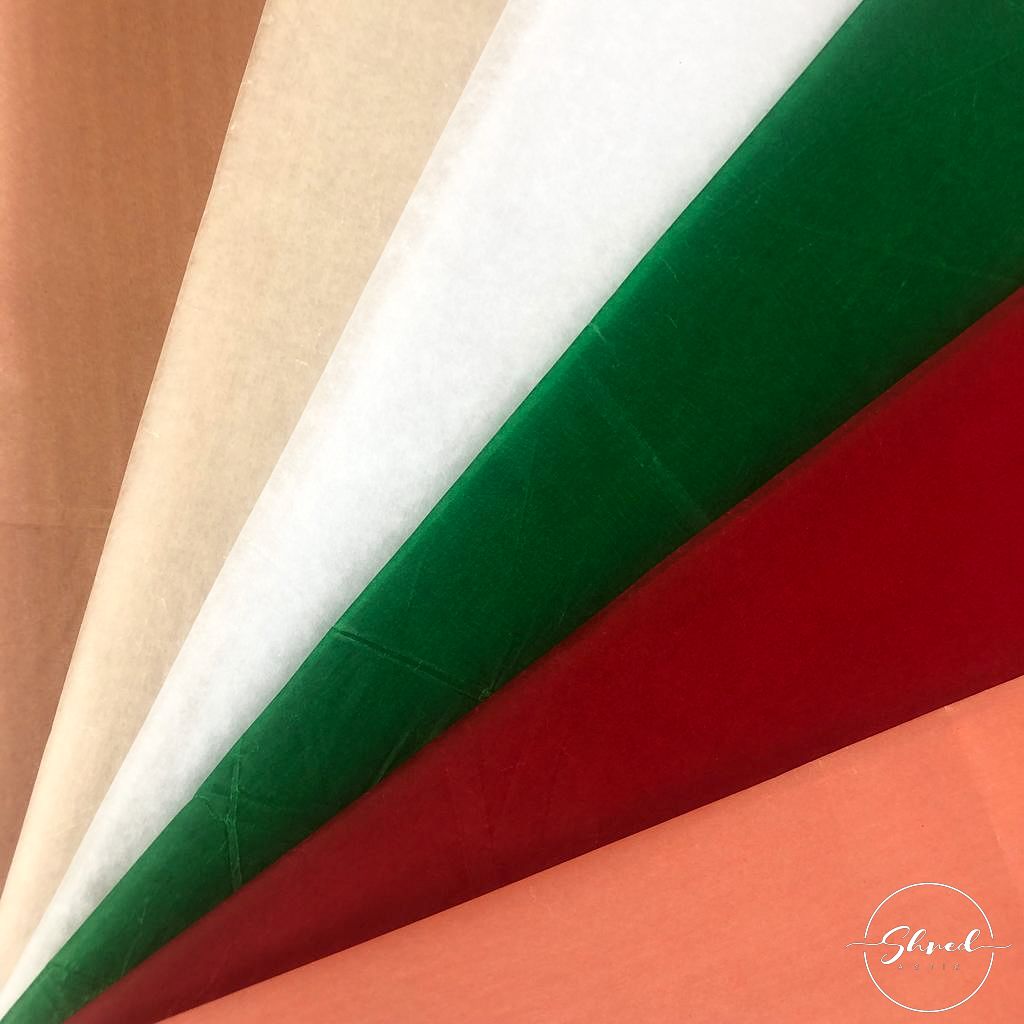 ShredAstic Luxury White WAXED Tissue Paper