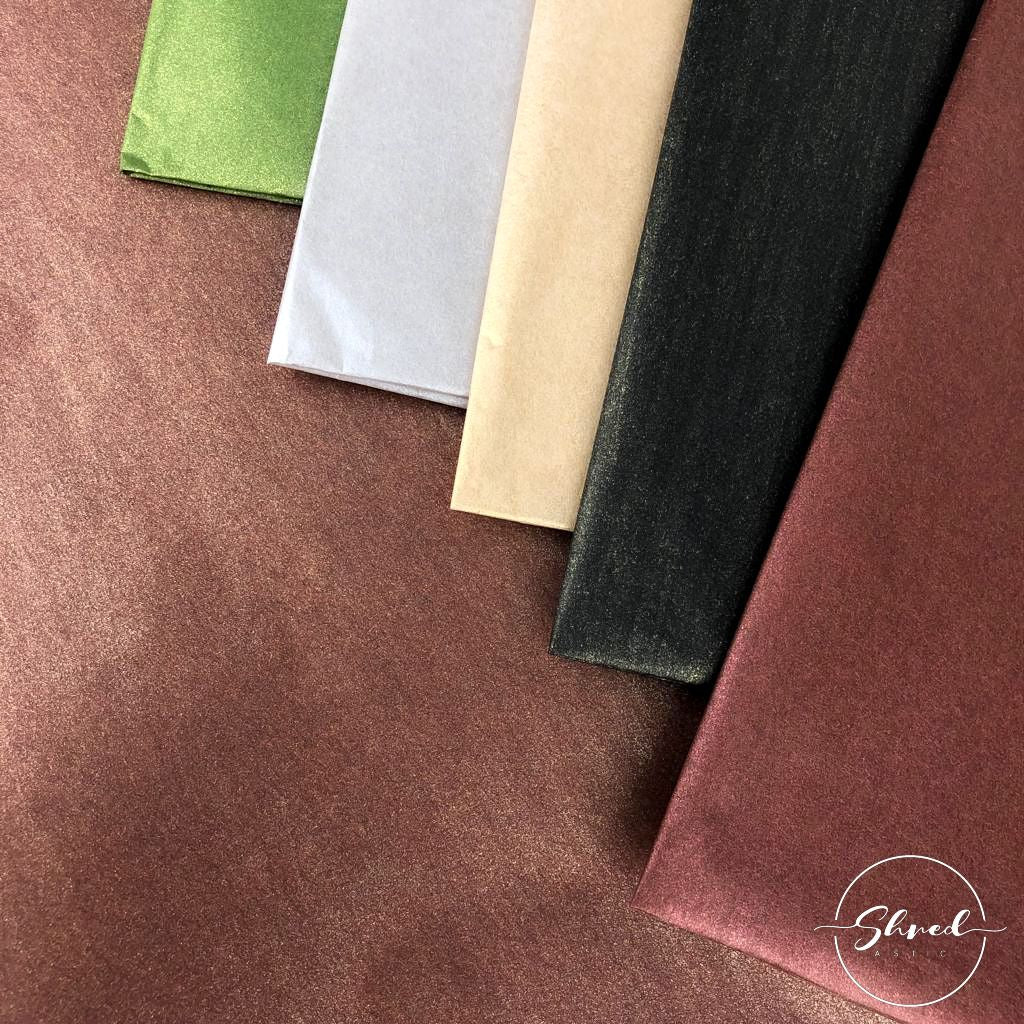 ShredAstic Luxury Bronze Pearlesense Tissue Paper + 3M Natural Jute