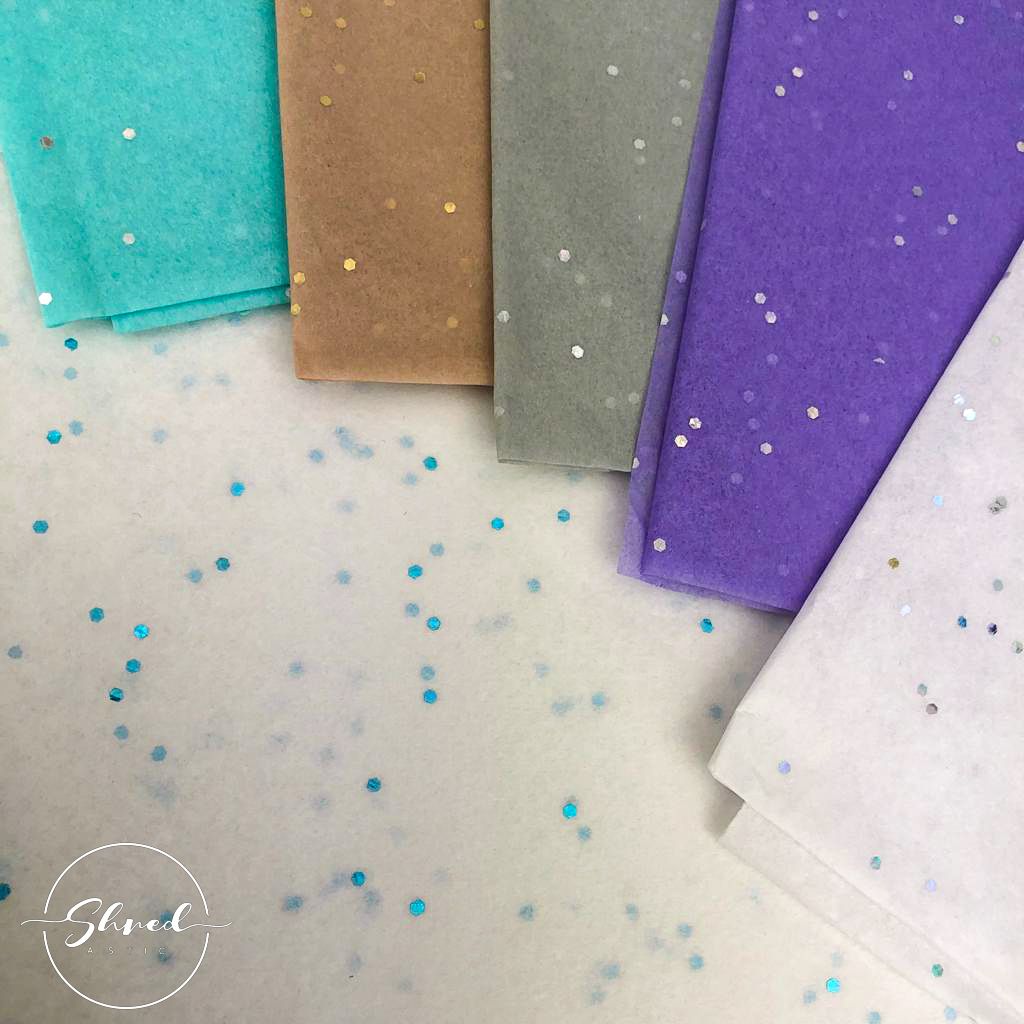 Blue Topaz Gemstone Tissue Paper