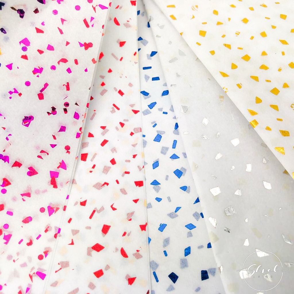 Silver Reflection Tissue Paper