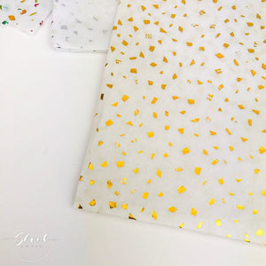 ShredAstic Luxury Gold Reflections Tissue Paper + 3M Natural Jute
