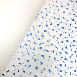 ShredAstic Luxury Blue Reflections Tissue Paper