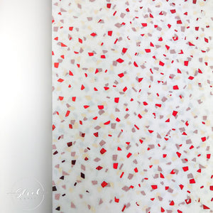 ShredAstic Luxury Red Reflections Tissue Paper + 3M Natural Jute