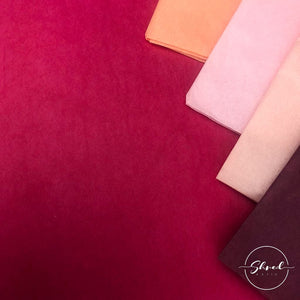 ShredAstic Luxury Boysenberry STANDARD Blushes Tissue Paper + 3M Natural Jute
