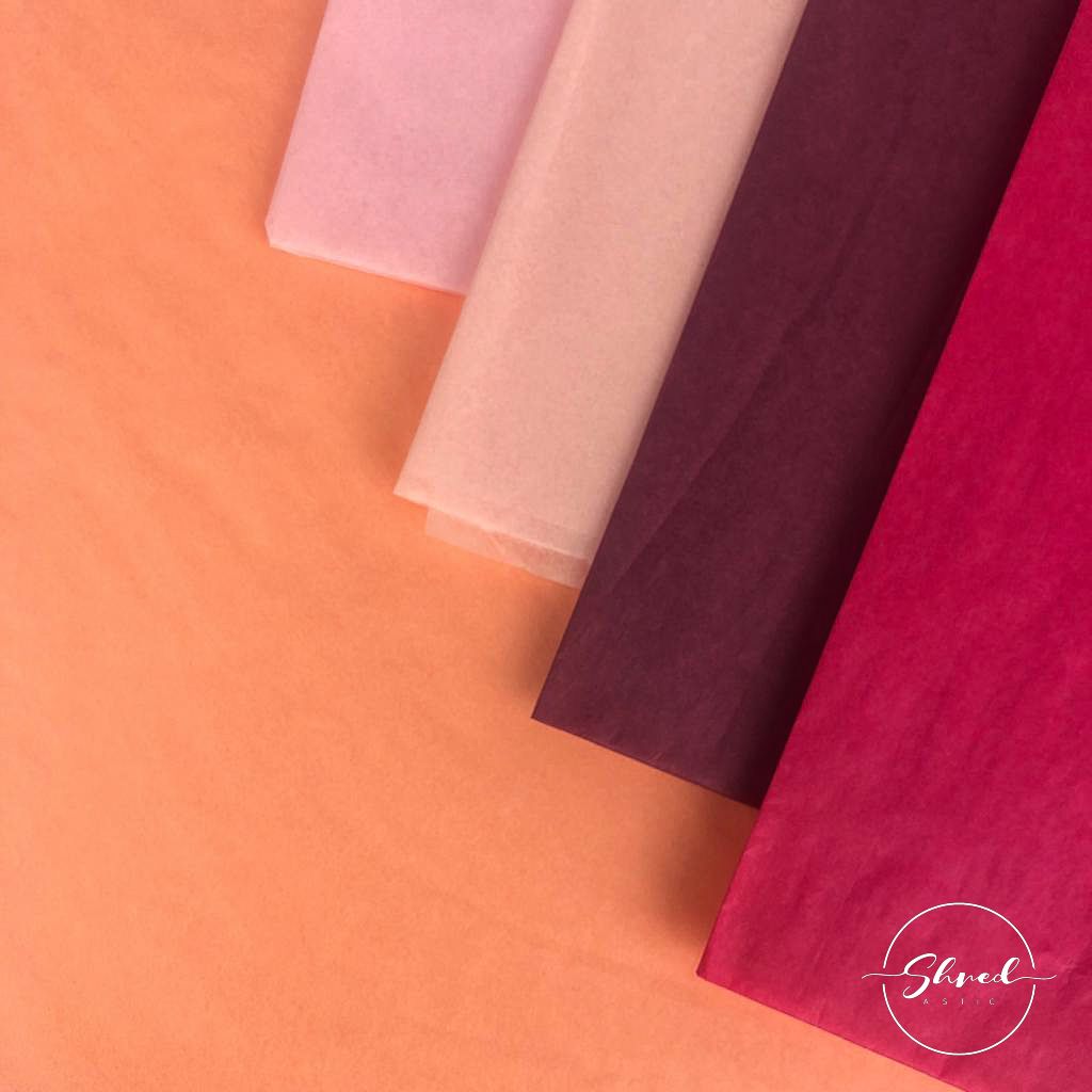 ShredAstic Luxury Peach STANDARD Blushes Tissue Paper + 3M Natural Jute