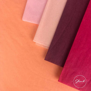 ShredAstic Luxury Peach STANDARD Blushes Tissue Paper + 3M Natural Jute