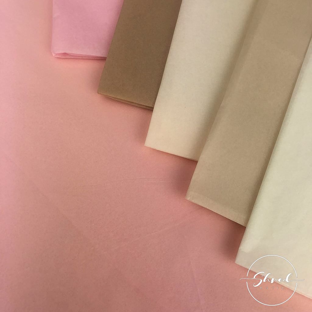 ShredAstic Luxury Blush STANDARD Blushes Tissue Paper + 3M Natural Jute