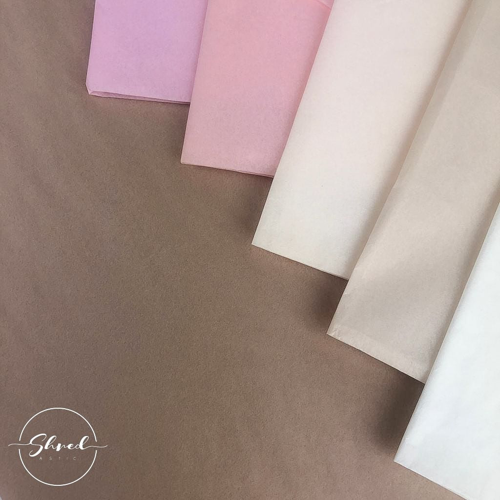 ShredAstic Luxury Tan STANDARD Nude Tissue Paper + 3M Natural Jute