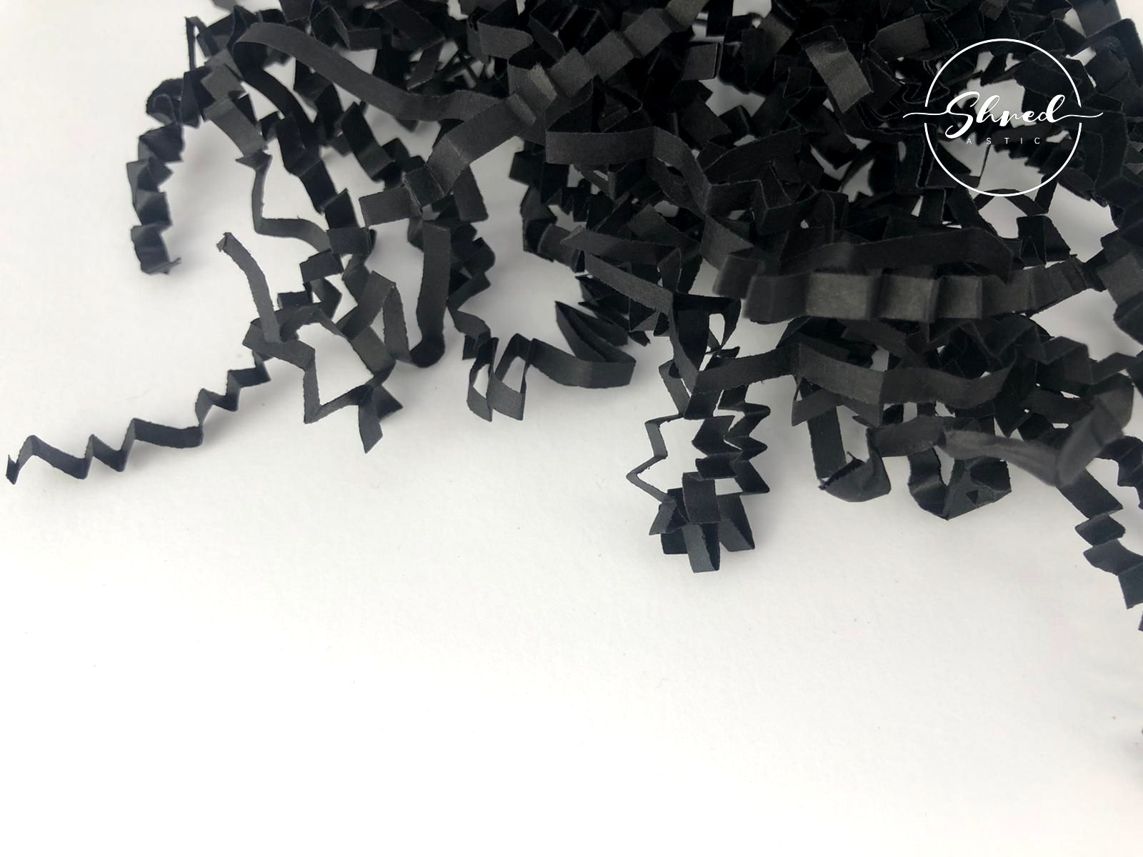 ShredAstic®️ Black ZigZag Crinkle Paper