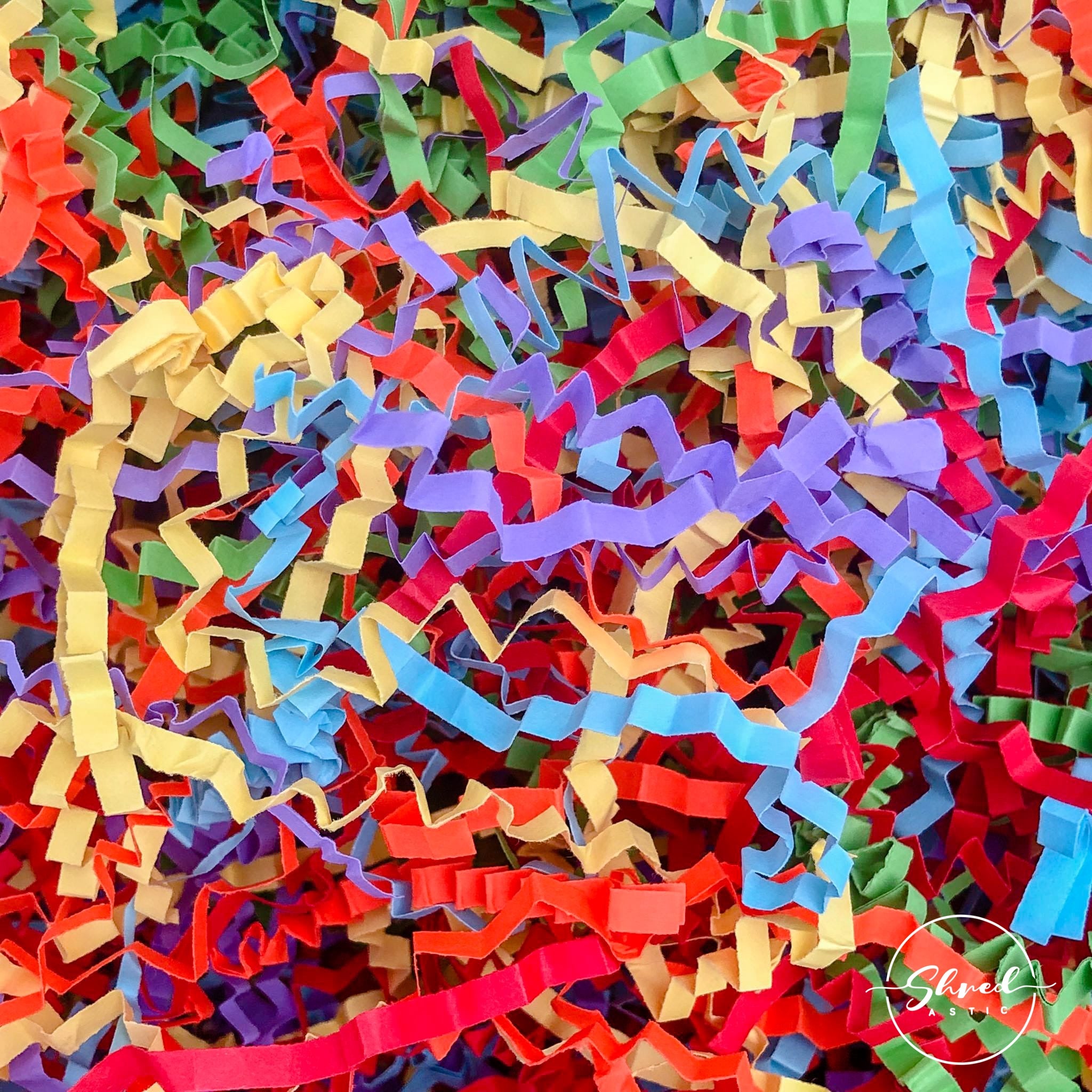 ShredAstic®️ Party Mix  ZigZag Crinkle Paper Mix