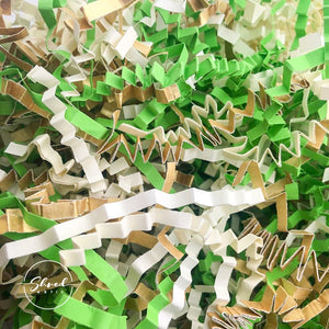 ShredAstic®️ Apple Green  ZigZag Crinkle Paper