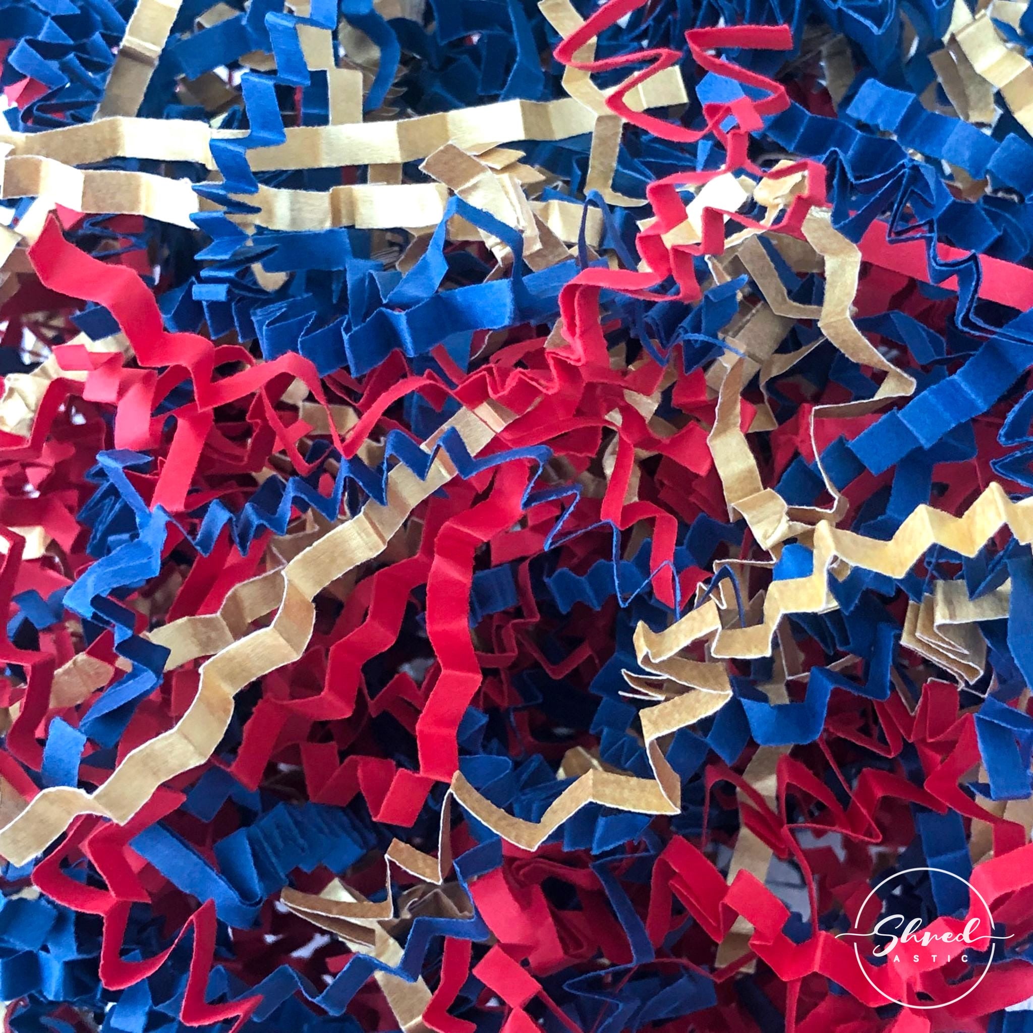 ShredAstic®️ Royal Coronation ZigZag Crinkle Paper Mix