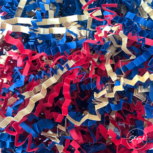 ShredAstic®️ Royal Coronation ZigZag Crinkle Paper Mix