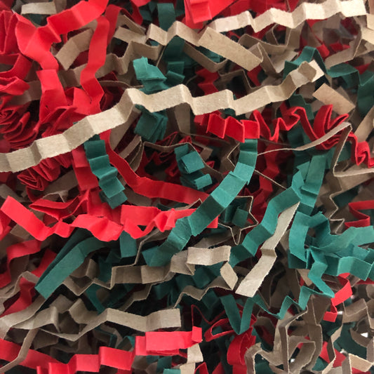 Traditional Christmas - Kraft, Red & Spruce Green ZZ Mix