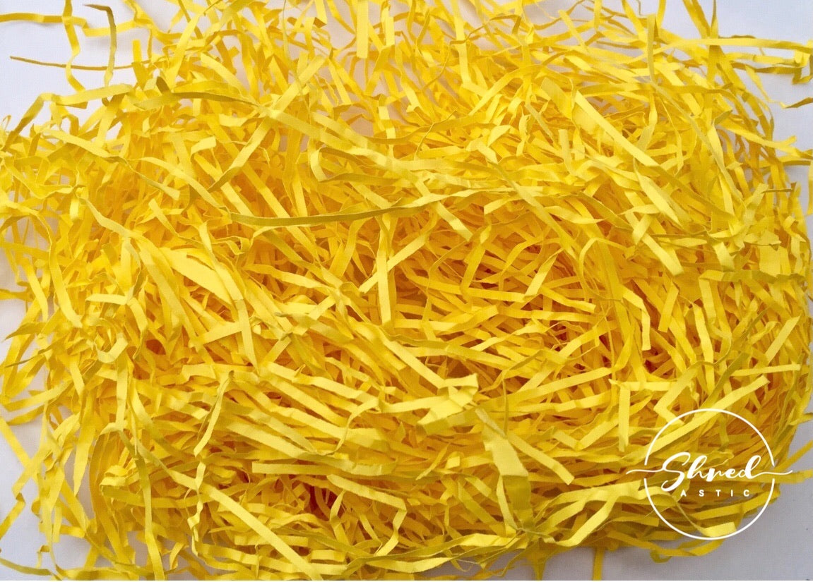 Yellow Shredded Paper