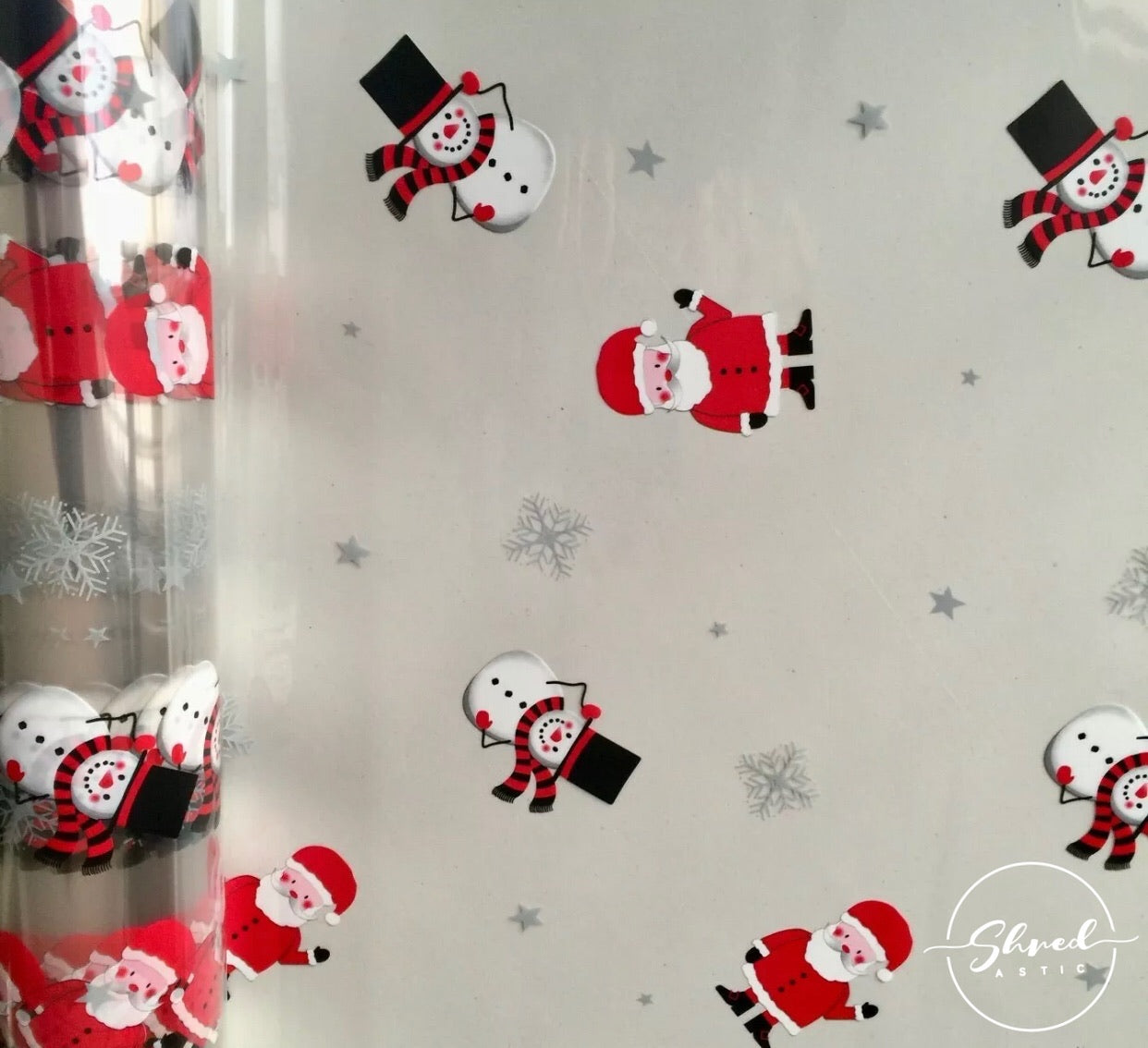 ShredAstic®️ Christmas Snowman Santa Cellophane