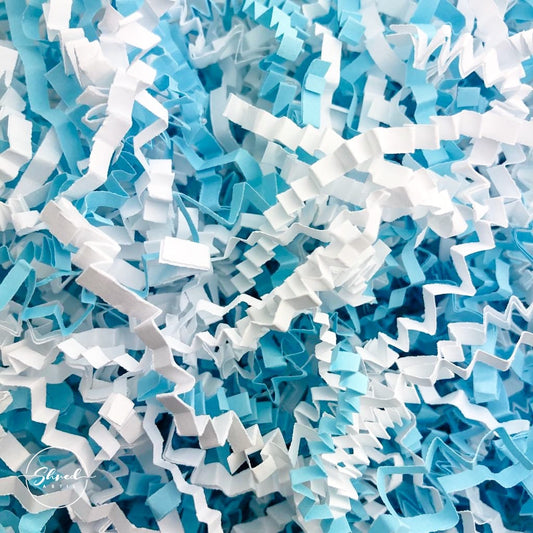 Pale Blue & White ZZ Mix
