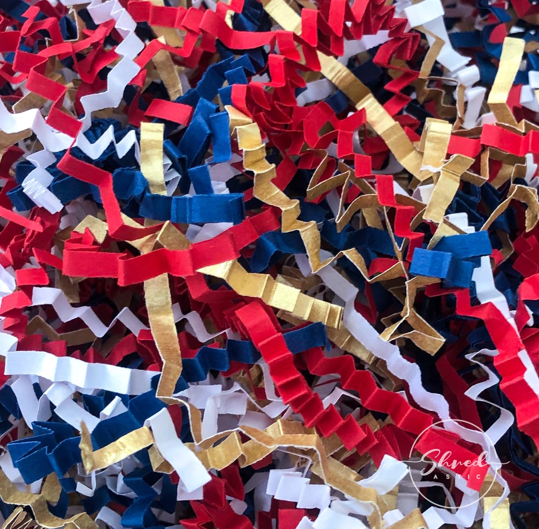 ShredAstic®️ Kings Coronation ZigZag Crinkle Paper Mix